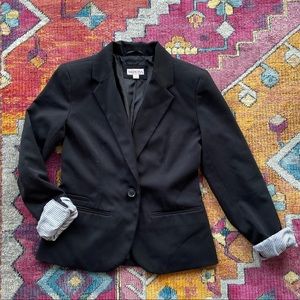 Merona black blazer with pockets